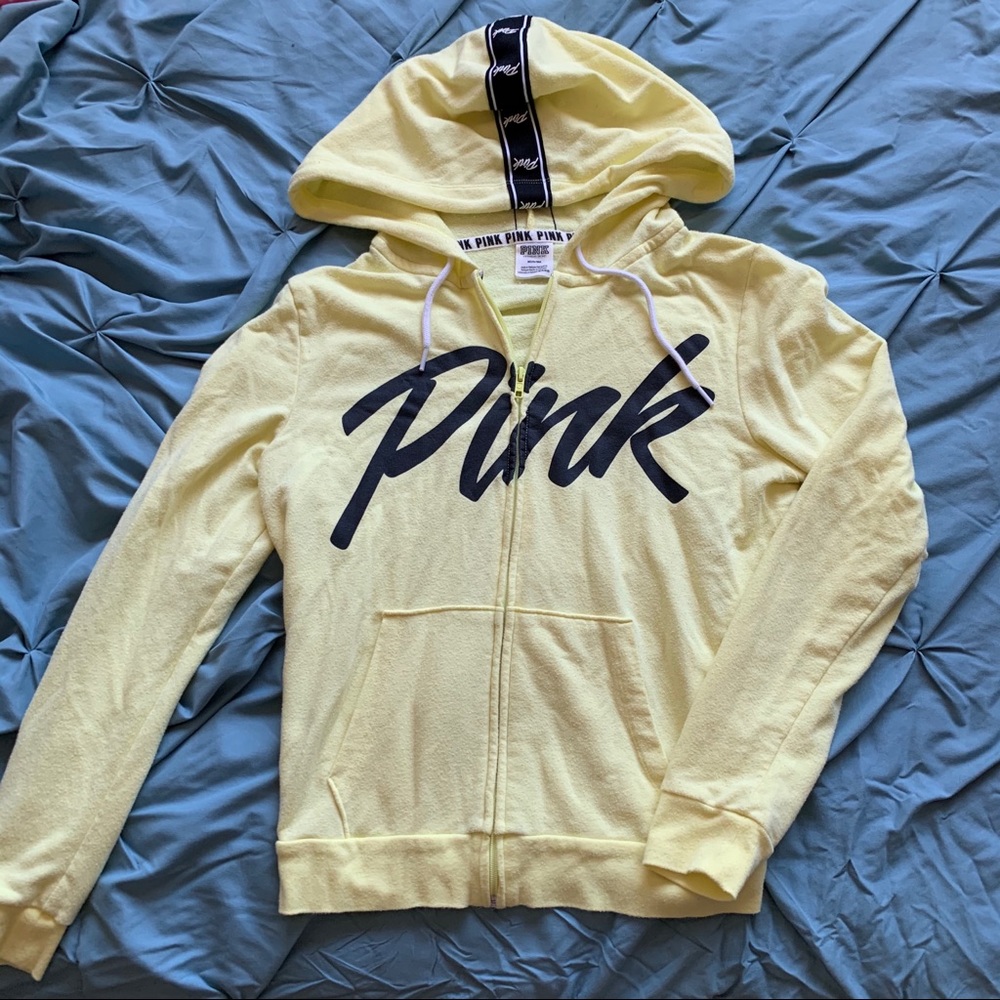 PINK zip up hoodie